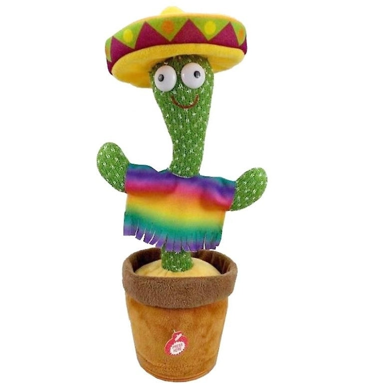 Cactus Plush Toy Shaking Dancing Recording Lighting Cactus Image 6