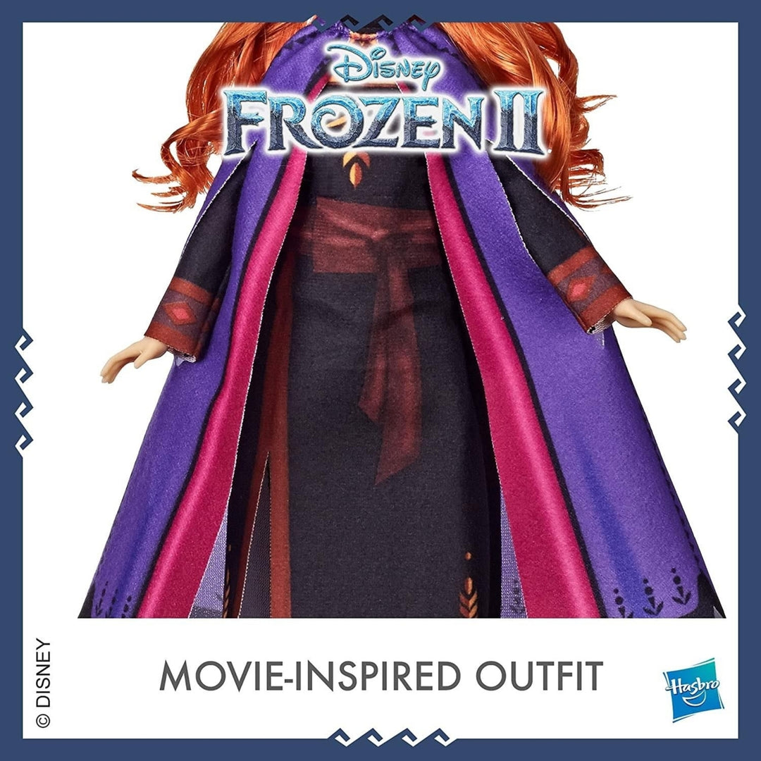 Disney Frozen 2 Anna Doll Long Red Hair 11" Hasbro Model E6710 Kids Toy Image 4