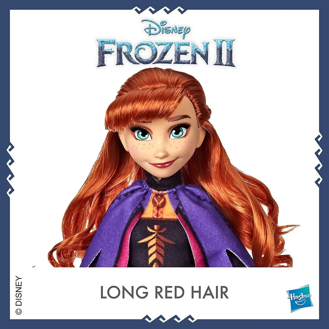 Disney Frozen 2 Anna Doll Long Red Hair 11" Hasbro Model E6710 Kids Toy Image 6