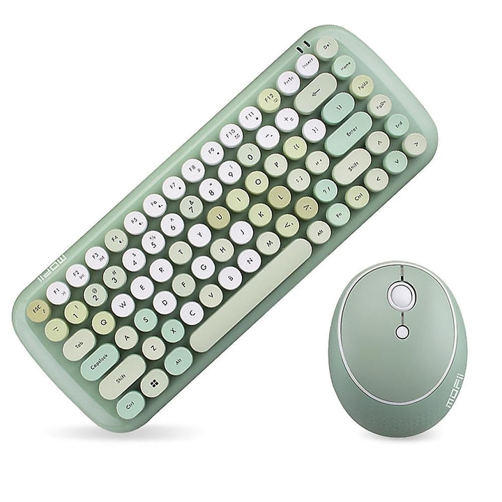 Mofii Wireless Mini Candy Keyboard Mouse Combo Set Mix Color 2.4g Image 1