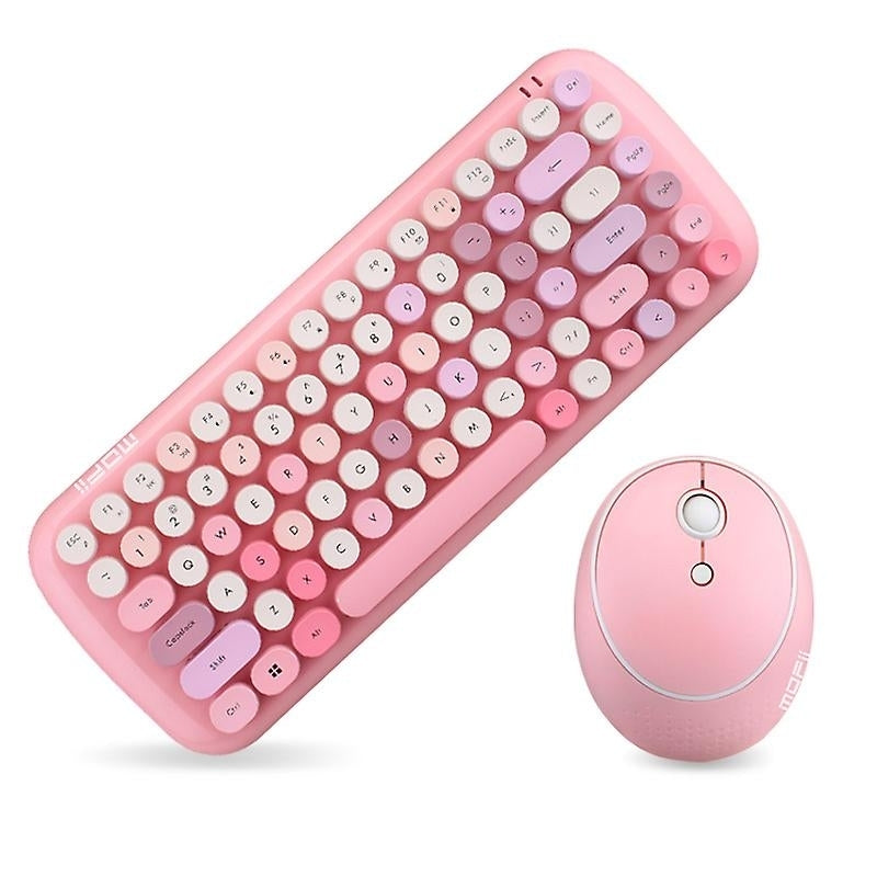 Mofii Wireless Mini Candy Keyboard Mouse Combo Set Mix Color 2.4g Image 6