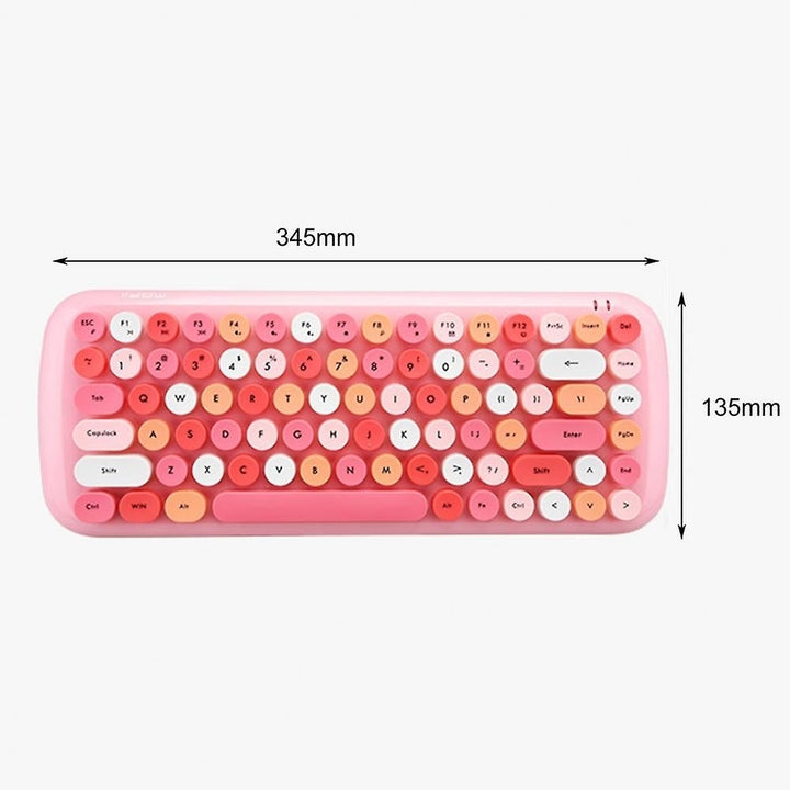 Mofii Wireless Mini Candy Keyboard Mouse Combo Set Mix Color 2.4g Image 9
