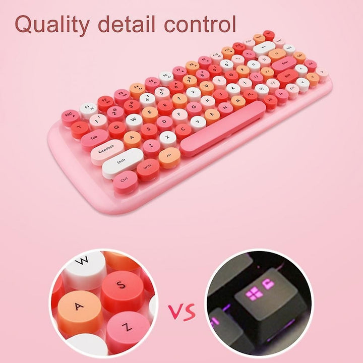 Mofii Wireless Mini Candy Keyboard Mouse Combo Set Mix Color 2.4g Image 10