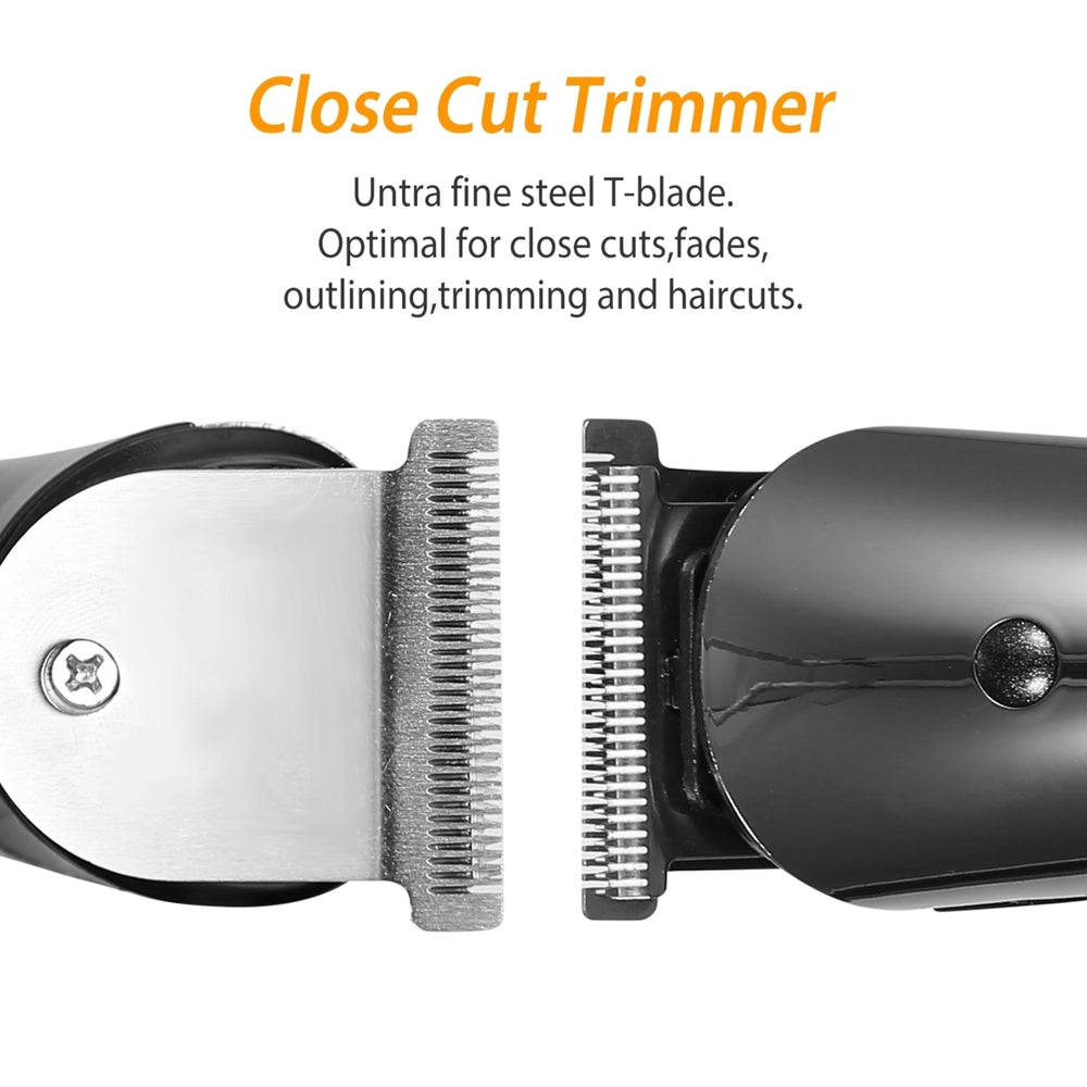 Men Electric Hair Clipper Trimmer Rechargeable Beard Shaver Image 2