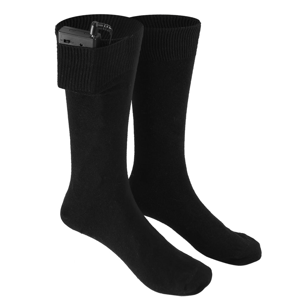 Unisex Electric Heated Socks Rechargeable Battery Heated Socks Image 2