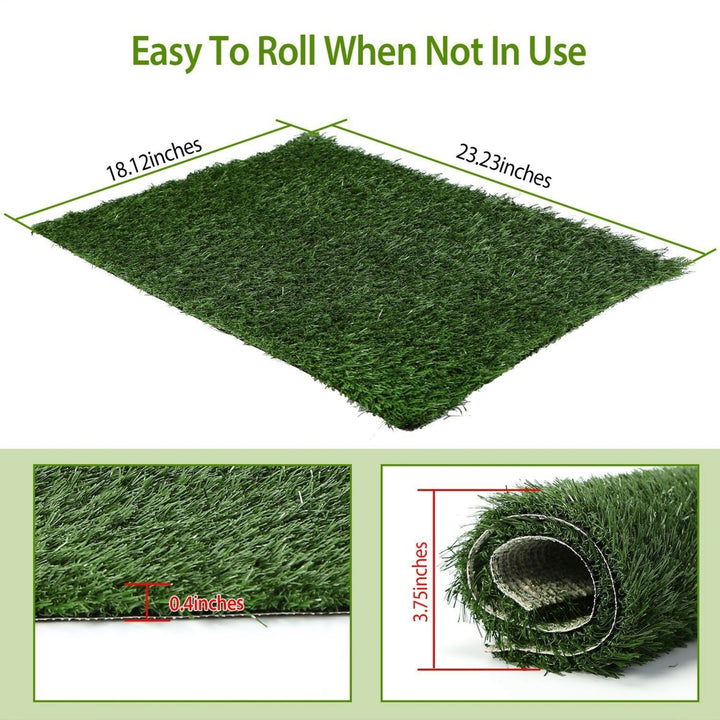 23.23x18.12in Replacement Grass Mat For Pet Potty Tray Dog Pee Potty Grass Image 4