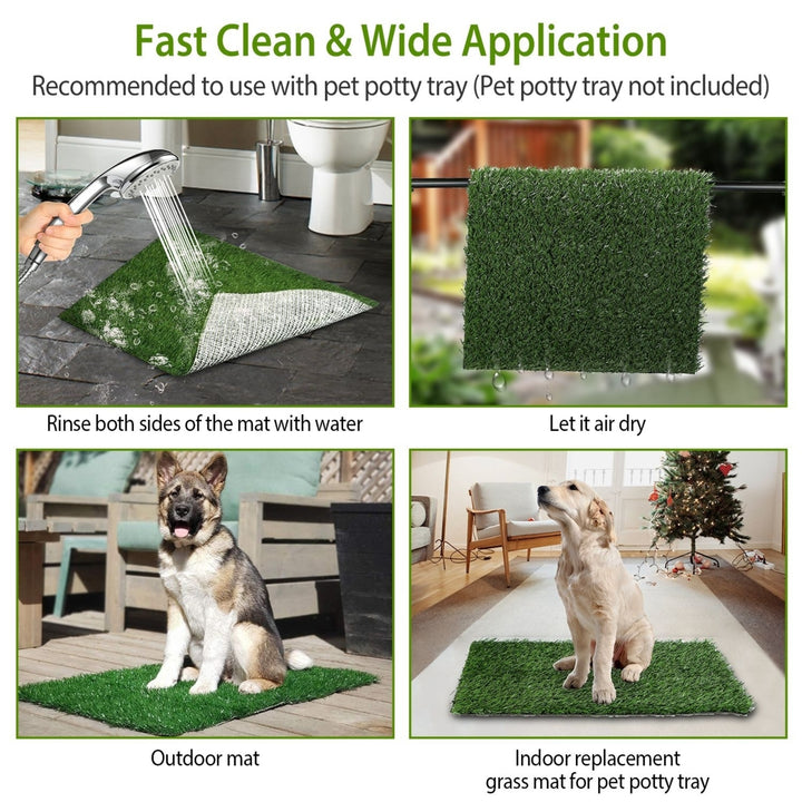 23.23x18.12in Replacement Grass Mat For Pet Potty Tray Dog Pee Potty Grass Image 6