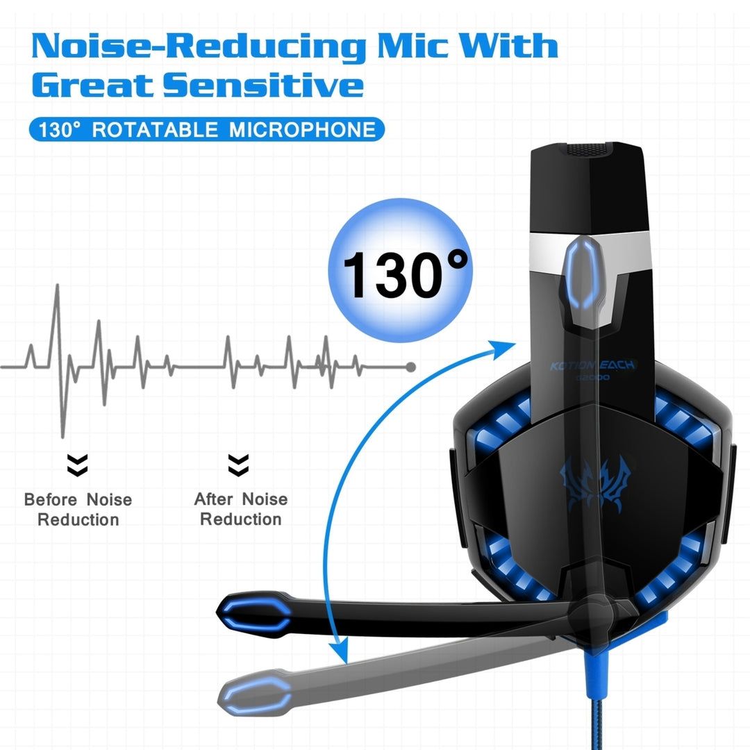 Kotion Each G2000 Gaming Headset Over Ear Headphones for PS4 Image 3