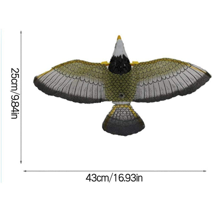 Electronic Flying Eagle Luminous Hanging Bird With Music Pest Repellent Garden Decro Image 2