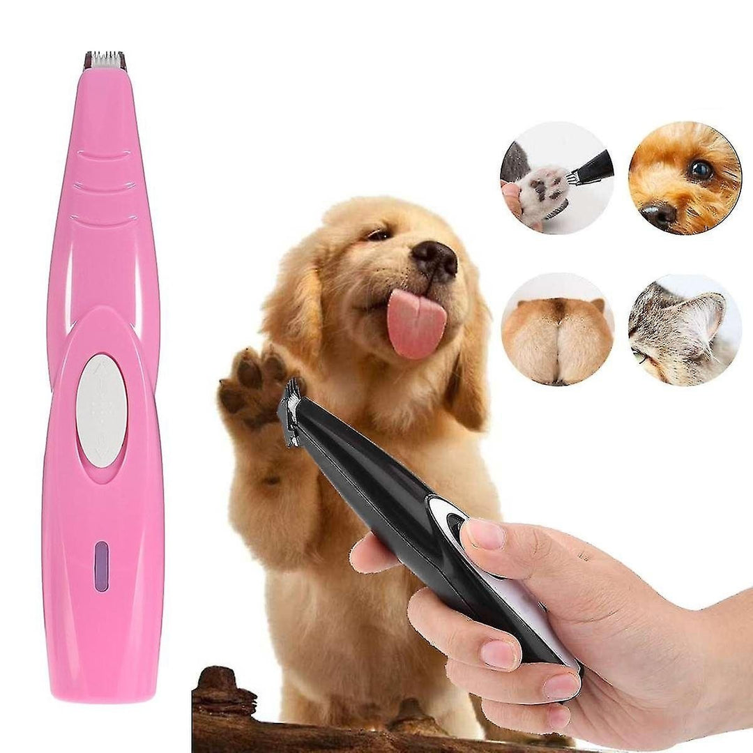 Electric Pet Foot Hair Trimmer Dog Grooming Pedicure Clipper Image 1