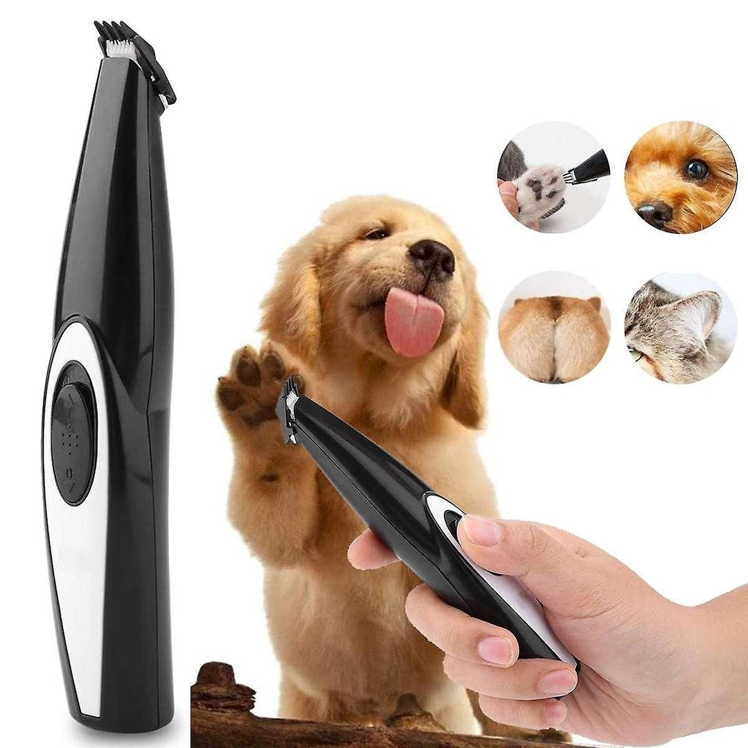 Electric Pet Foot Hair Trimmer Dog Grooming Pedicure Clipper Image 1