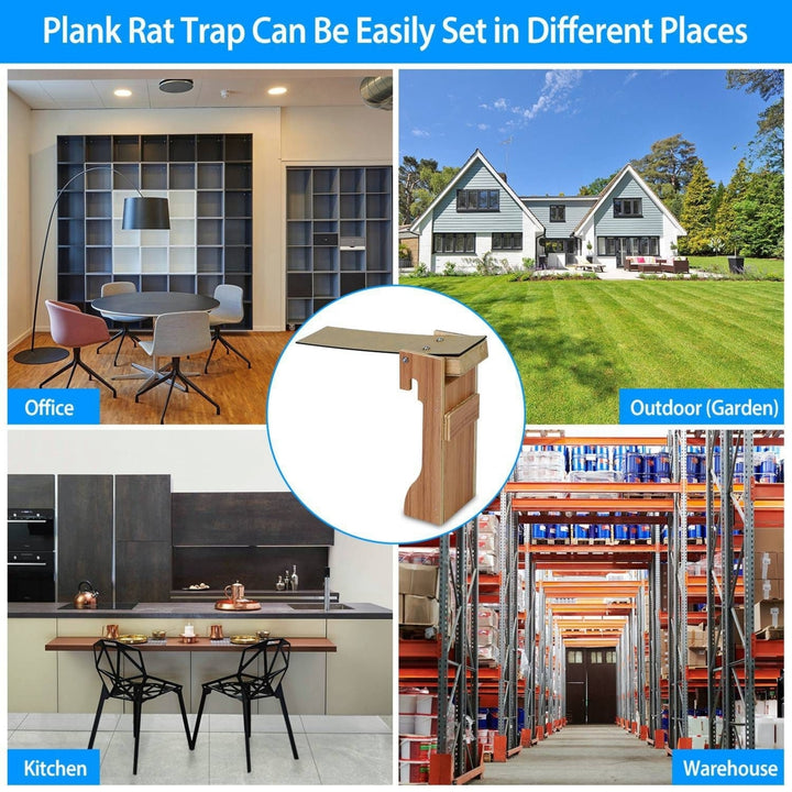 Walk the Plank Mouse Trap Reusable Rat Trap Rodent Animal Trap Image 7