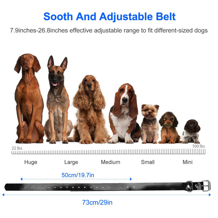 Dog Training Collar Receiver IP67 Waterproof Dog Bark Shock Collar GPCT1300Receive Only Image 4