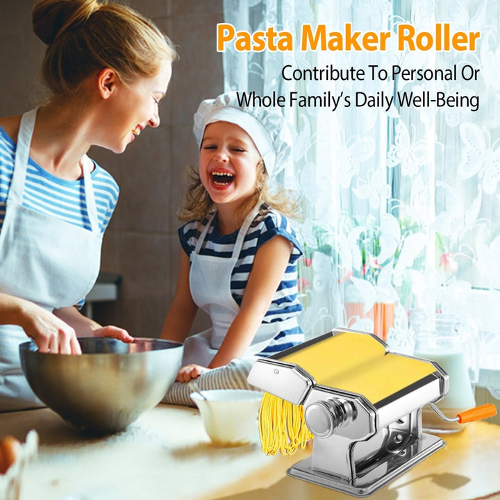 Pasta Maker Roller Machine Fettuccine Noodle Maker Image 9