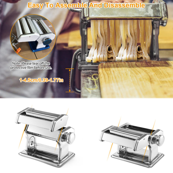 Pasta Maker Roller Machine Fettuccine Noodle Maker Image 10