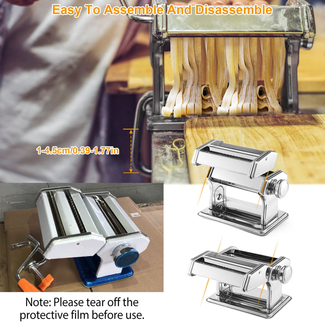 Pasta Maker Roller Machine Fettuccine Noodle Maker Image 11