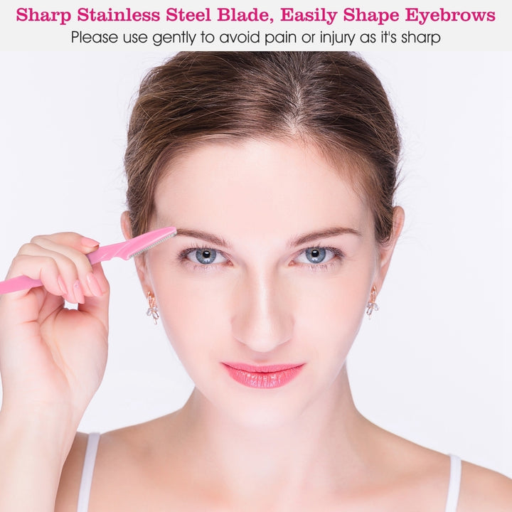 36pcs Women Eyebrow Razor Trimmer Facial Hair Remover Image 4