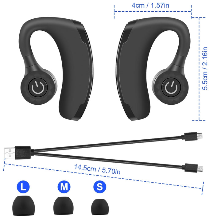 True Wireless Earbuds Wireless V5.0 Stereo Earphones Waterproof Headphones Image 10