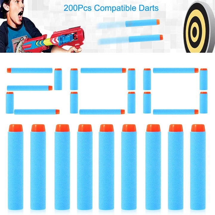 200Pcs Compatible Darts Refill Pack Darts for Nerf N-Strike Elite Series Image 3