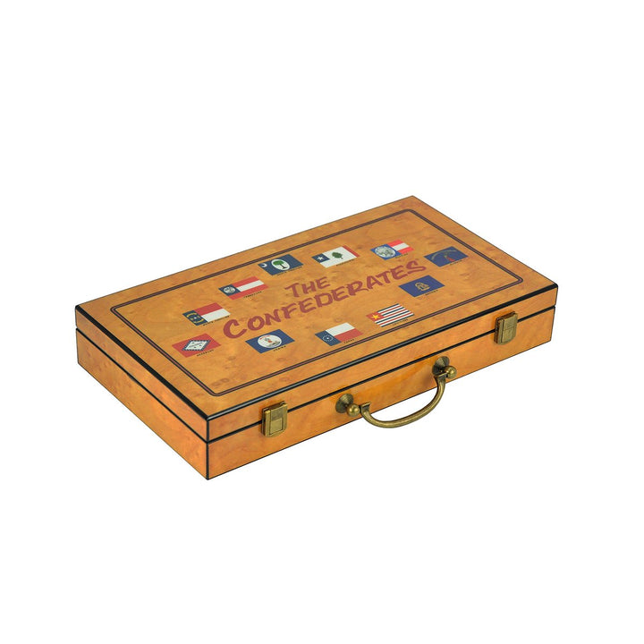 Wooden Casino Storage Box with Handle Suitable for 300pcs Casino Game Chips 2 Deck Cards 5 dice Image 4