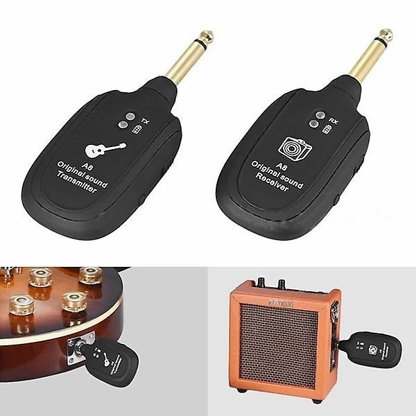 Original Sound Receiver Uhf Guitar Wireless System Transmitter Set Image 1