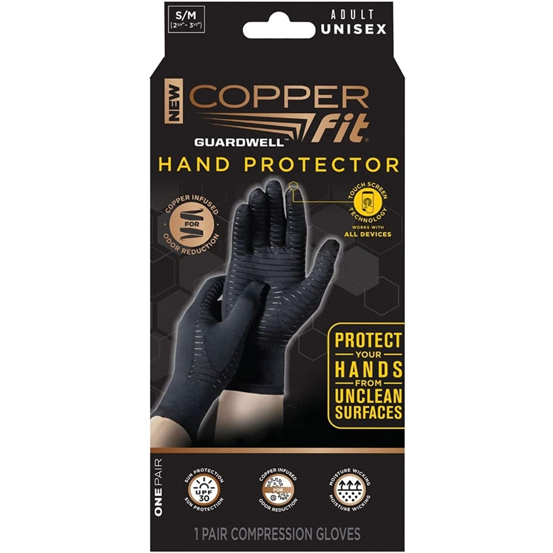 Copper Fit Guardwell Copper Infused Hand Protection Compression Gloves Image 4