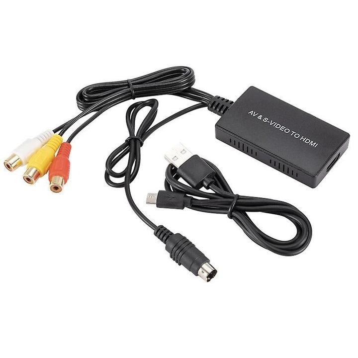 Av Svideo To Hdmi Converter Rca To Hdmi Converter Audio Video Adapter Connector Image 1