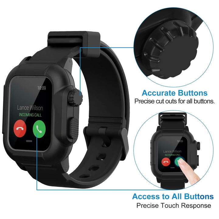 Compatible Case for Apple Watch Series 40mm IP68 Waterproof Shockproof Image 7