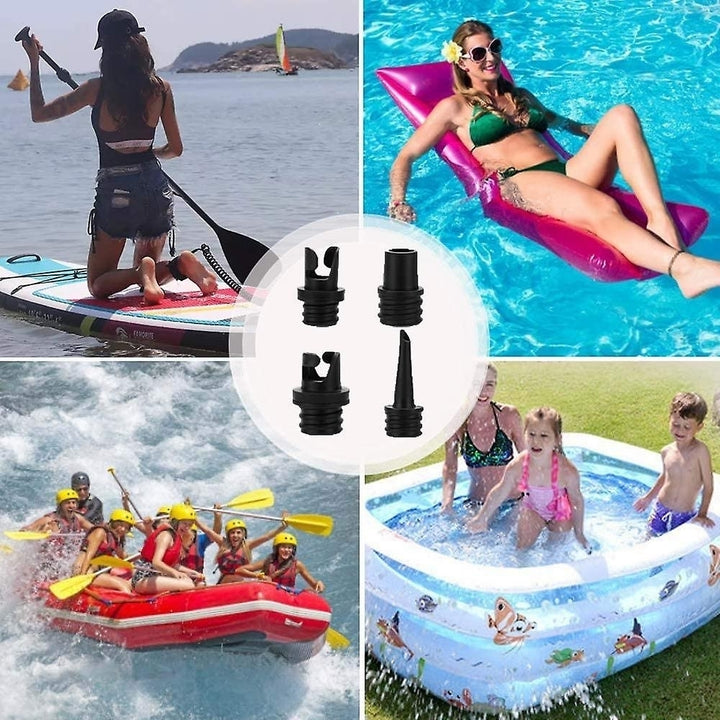 Inflatable Sup Pump Adaptor Compressor Air Valve Converter With 4 Air Valve Nozzles Image 9