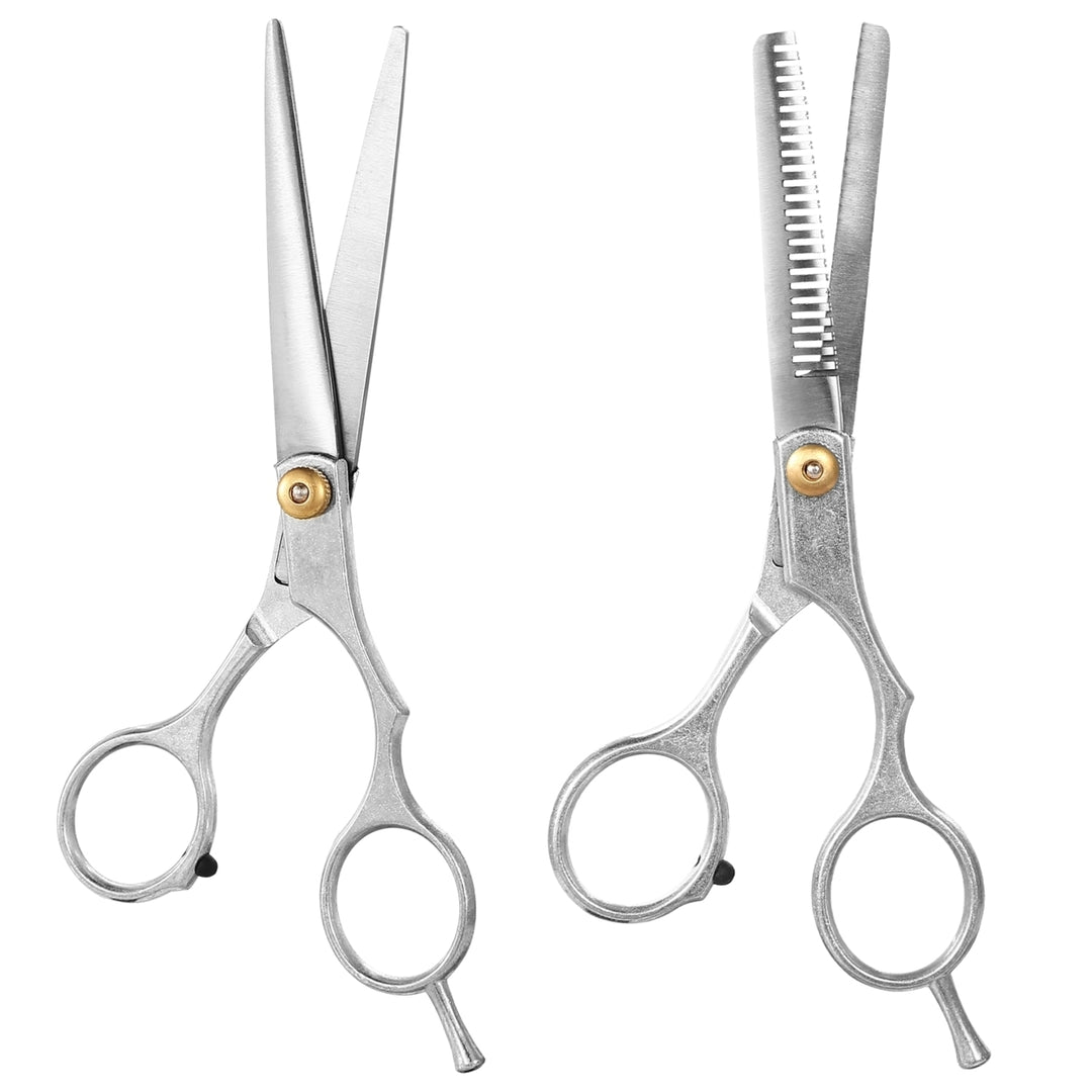 Professional Hair Cutting Scissors Set Hairdressing Salon Barber Shears Scissors Image 1