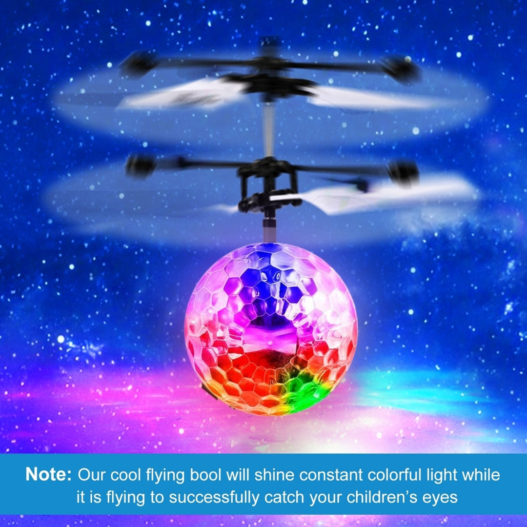 RC Flying Ball Drone Helicopter Infrared Induction LED Kids Toy ABS Material Image 7