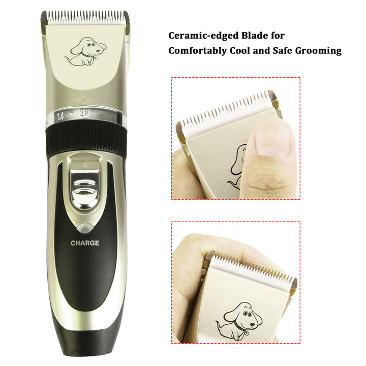 Rechargeable Electric Cordless Pet Hair Clipper Image 3