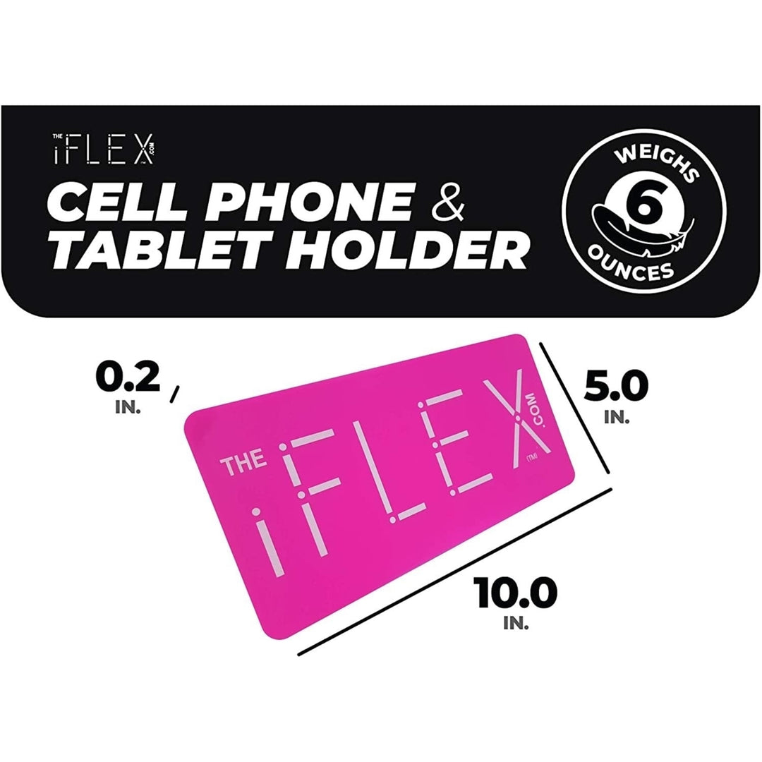 iFLEX Tablet Cell Phone Flexible Stand Neon Pink Universal Mount Hands-Free FLEXPINK1 Image 4