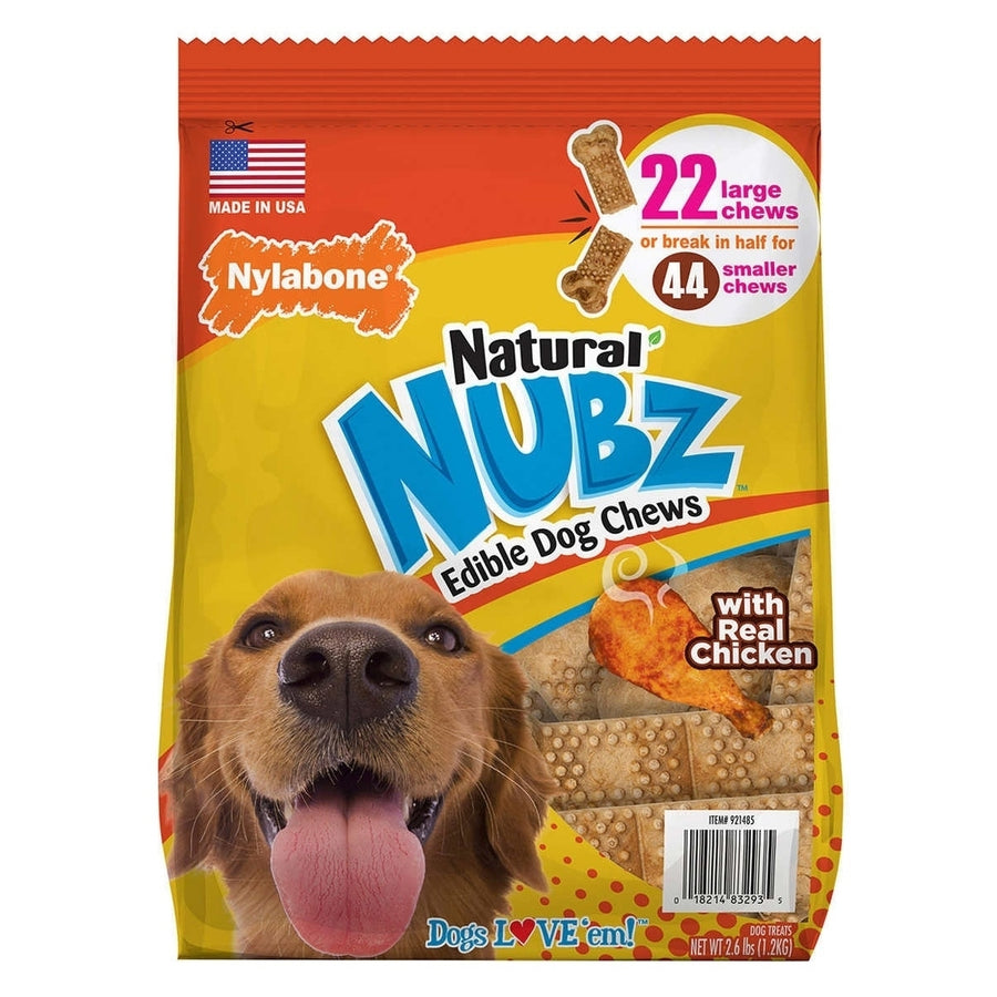 Nylabone NUBZ Dog Chews 22 Count Image 1