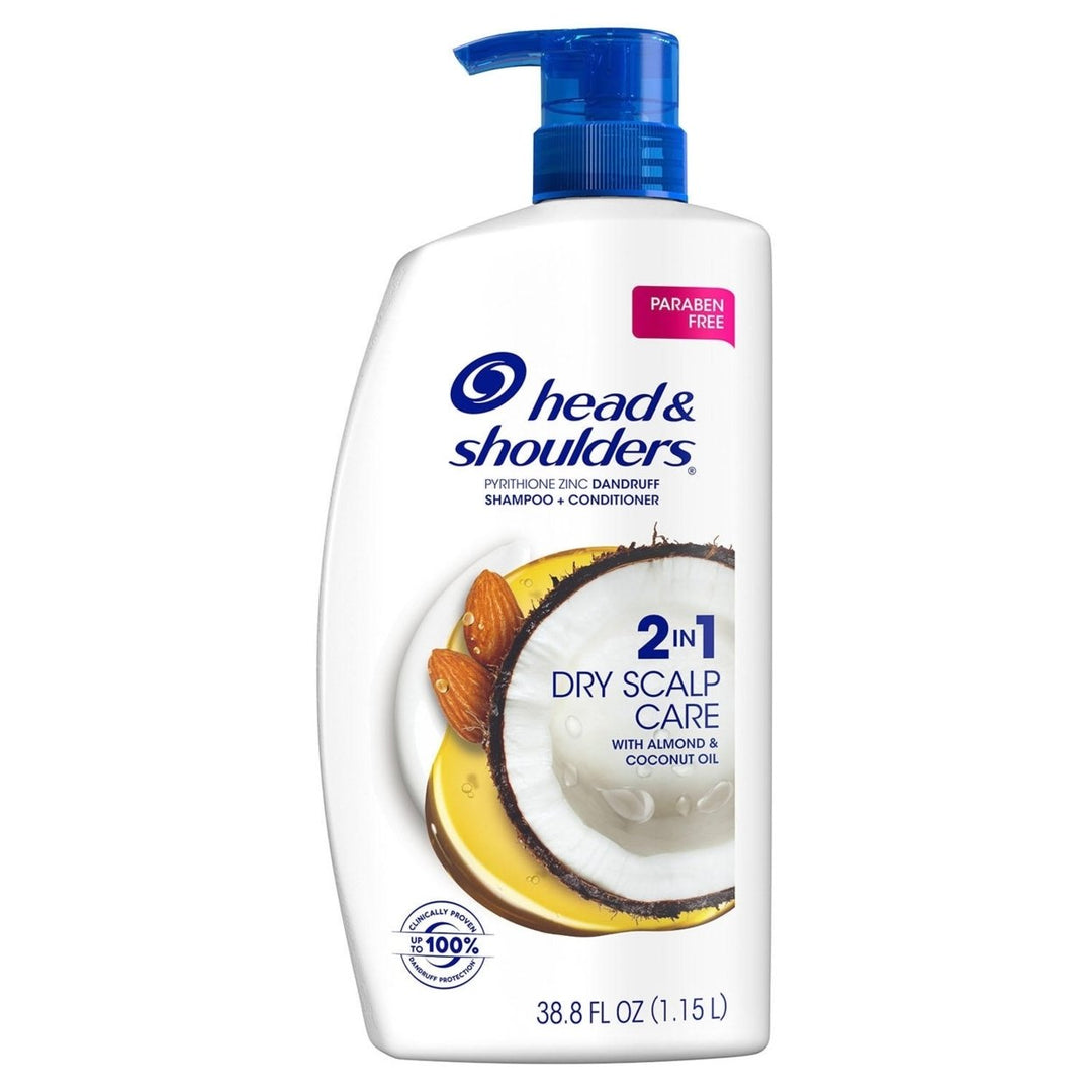 Head and Shoulders Dry Scalp Shampoo + Conditioner 38.8 Fluid Ounce Image 1