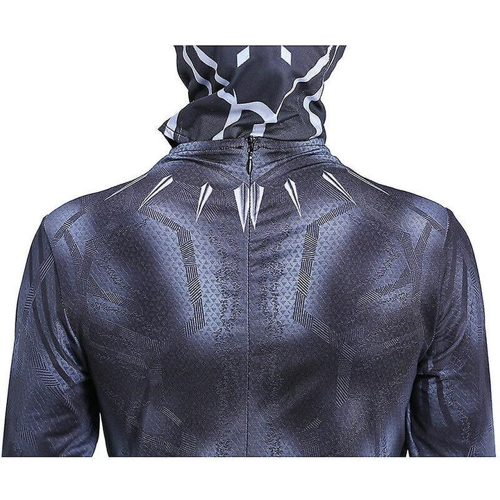 Black Panther Cosplay Suit Kids Halloween Cosplay Costume Superhero Fancy Dress Outfit Image 3
