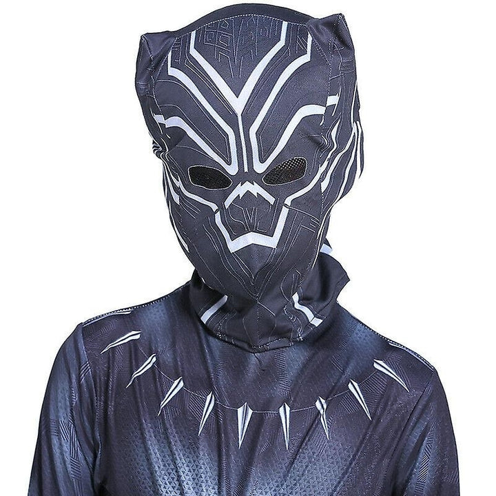Black Panther Cosplay Suit Kids Halloween Cosplay Costume Superhero Fancy Dress Outfit Image 4
