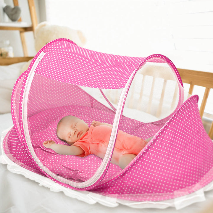 Foldable Baby Travel Bed Portable Infant Mosquito Net Tent Image 2