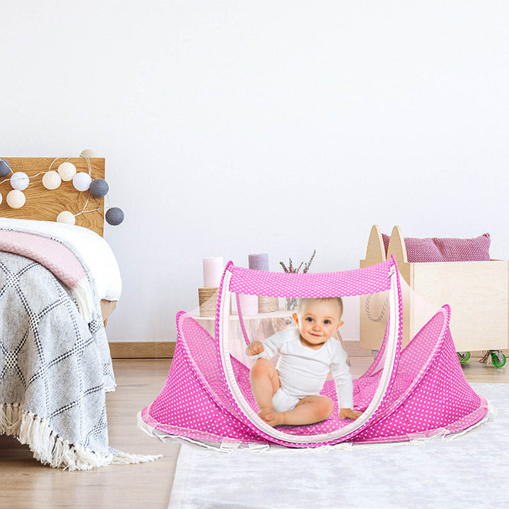 Foldable Baby Travel Bed Portable Infant Mosquito Net Tent Image 4