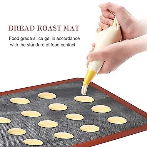 Silicone Baking Mat Non-stick Oven Liner Perforated Steaming Mesh Pad Baking Sheet Image 2