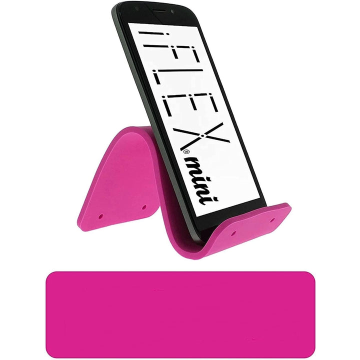 iFLEX Mini Flexible Silicone Cell Phone Holder Pink Universal Non-Slip Hands-Free Image 1