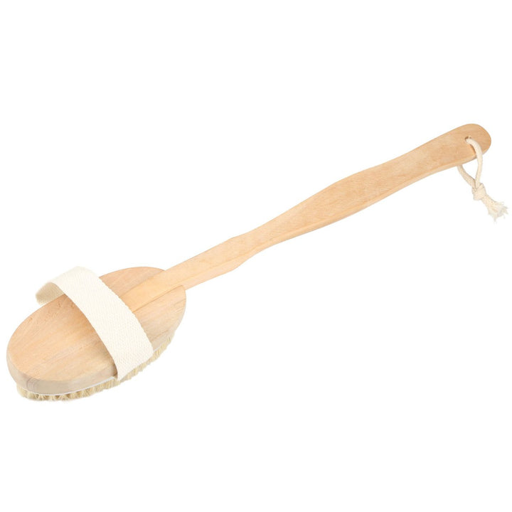 Bath Brush 15in Shower Body Back Scrubber with Long Handle Detachable Brush Image 1