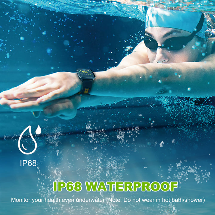 Smart Watch Fitness Tracker 1.54in Color Screen IP68 Waterproof Activity Tracker Image 9