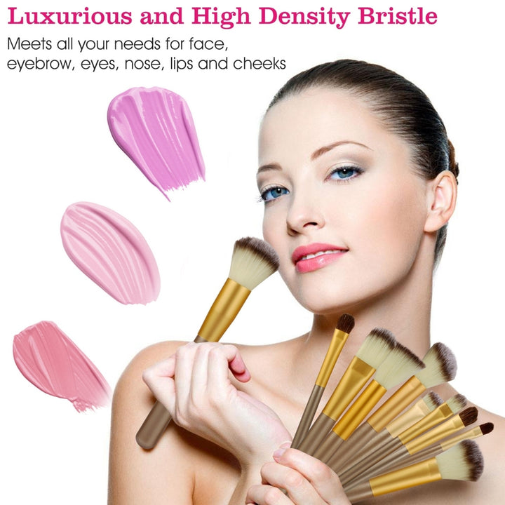 24Pcs Makeup Brushes Set Eye Shadows Face Foundation Brushes Cruelty-Free Image 6