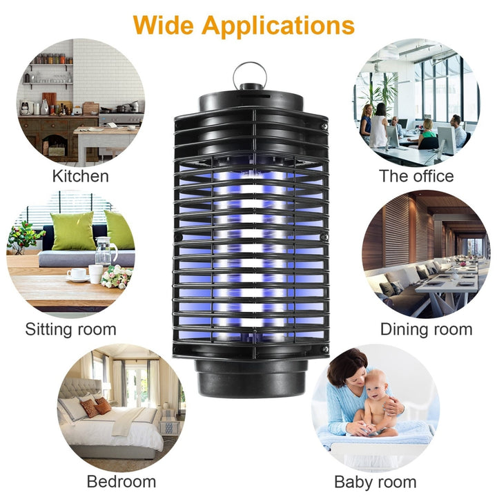 Electric Bug Zapper UV Light Flying Zapper Insect Killer Lamps Pest Mosquito Fly Trap Image 2