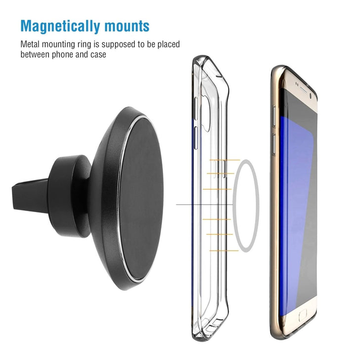 Qi Wireless Car Charger Magnetic Car Phone Charger 5W Charging Pad Air Vent Image 9