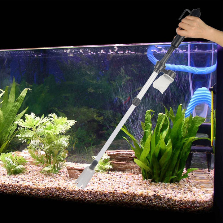 Battery-Operated Aquarium Vacuum Gravel Cleaner Image 8