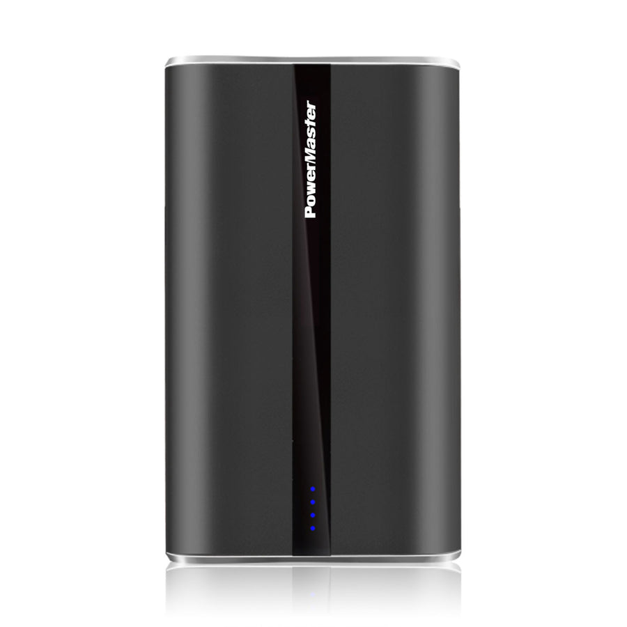 Portable Charger PowerMaster 20000mAh Power Bank 5.8A Output 3 USB Ports Black Image 1