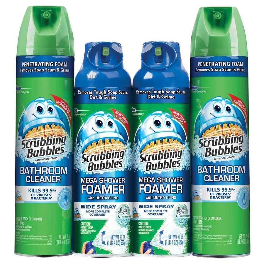Scrubbing Bubbles Bathroom Combo Pack2 x 25 Ounce + 2 x 20 Ounce Image 1