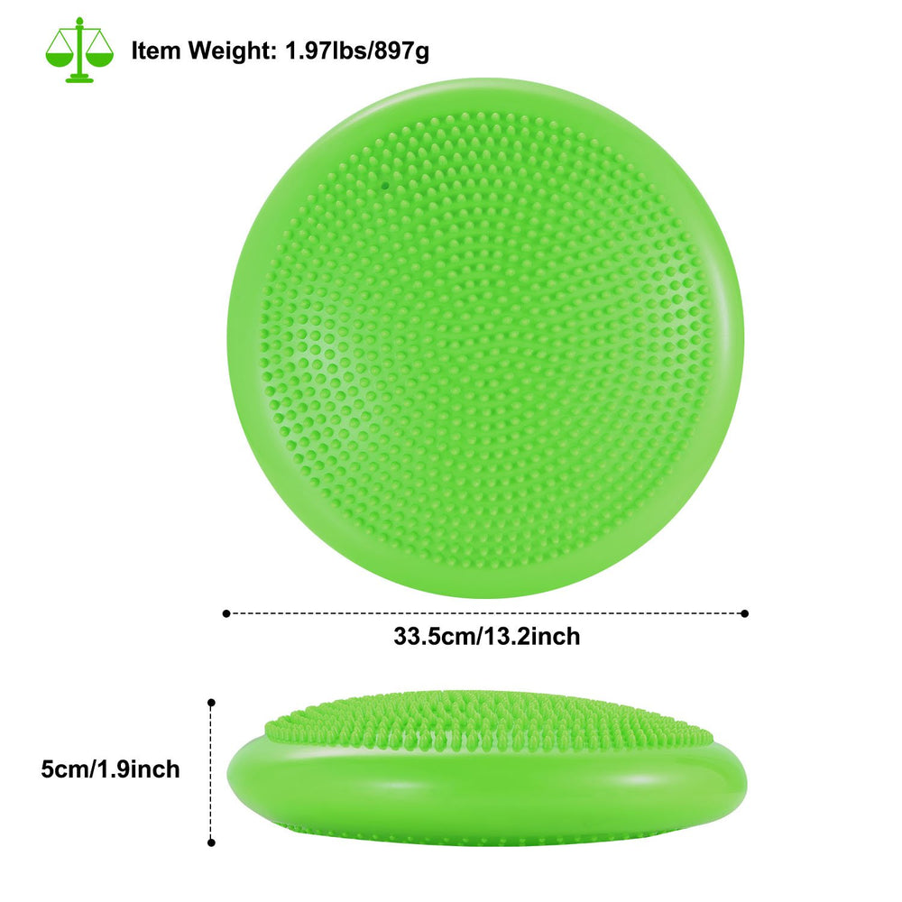 Inflatable Balance Disc Wiggle Cushion 661lbs Weight Capacity Multiple Colors Image 2